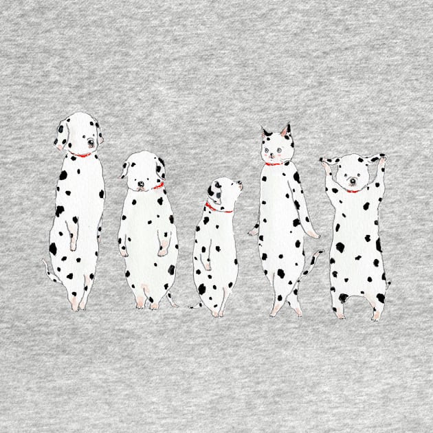 Dalmatian Cat by TOCOROCOMUGI